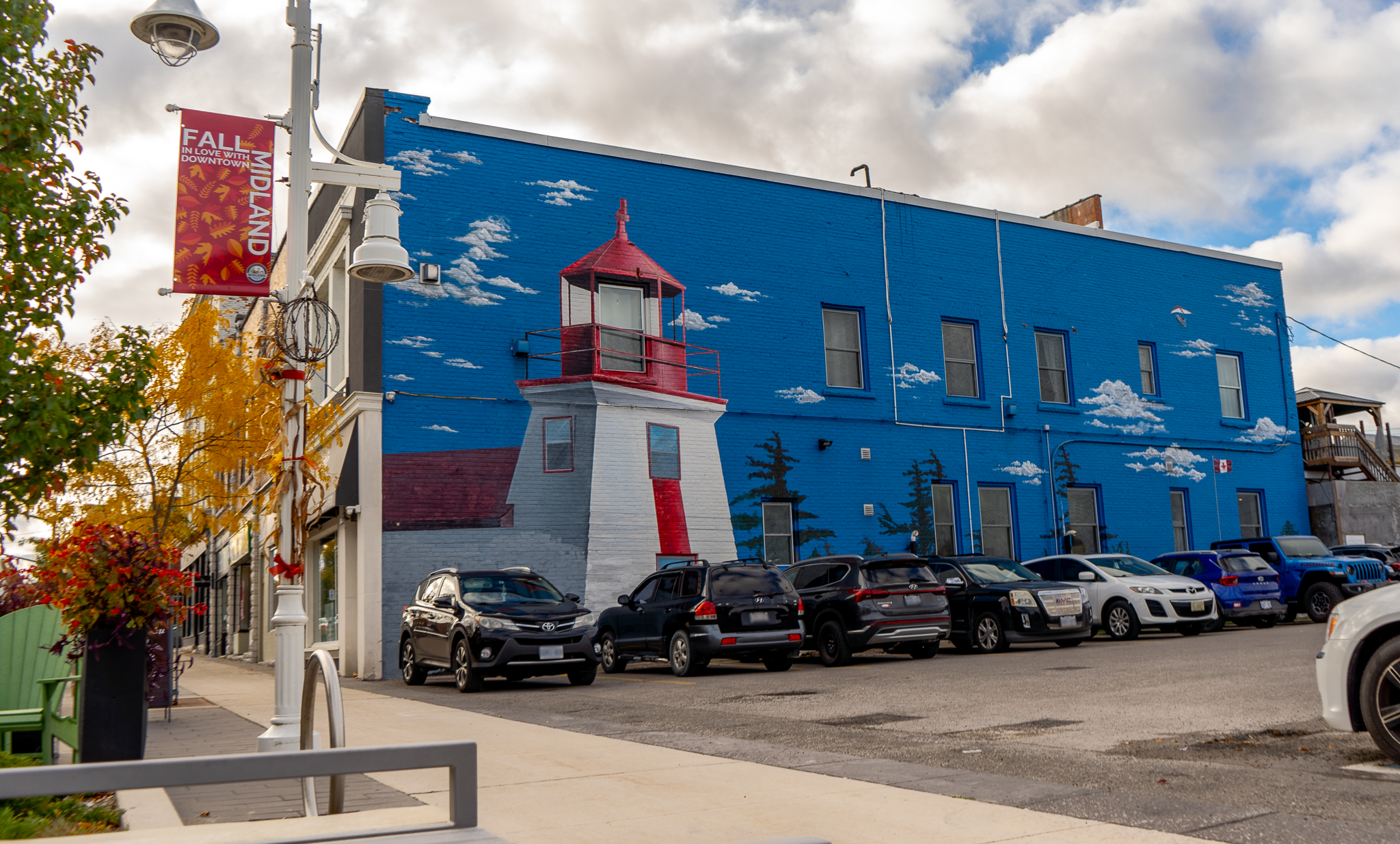 Brebeuf Lighthouse mural 